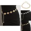 Metal Floral Daisy Embellished Waist Chain For Women Summer Casual Fashion Jewelry