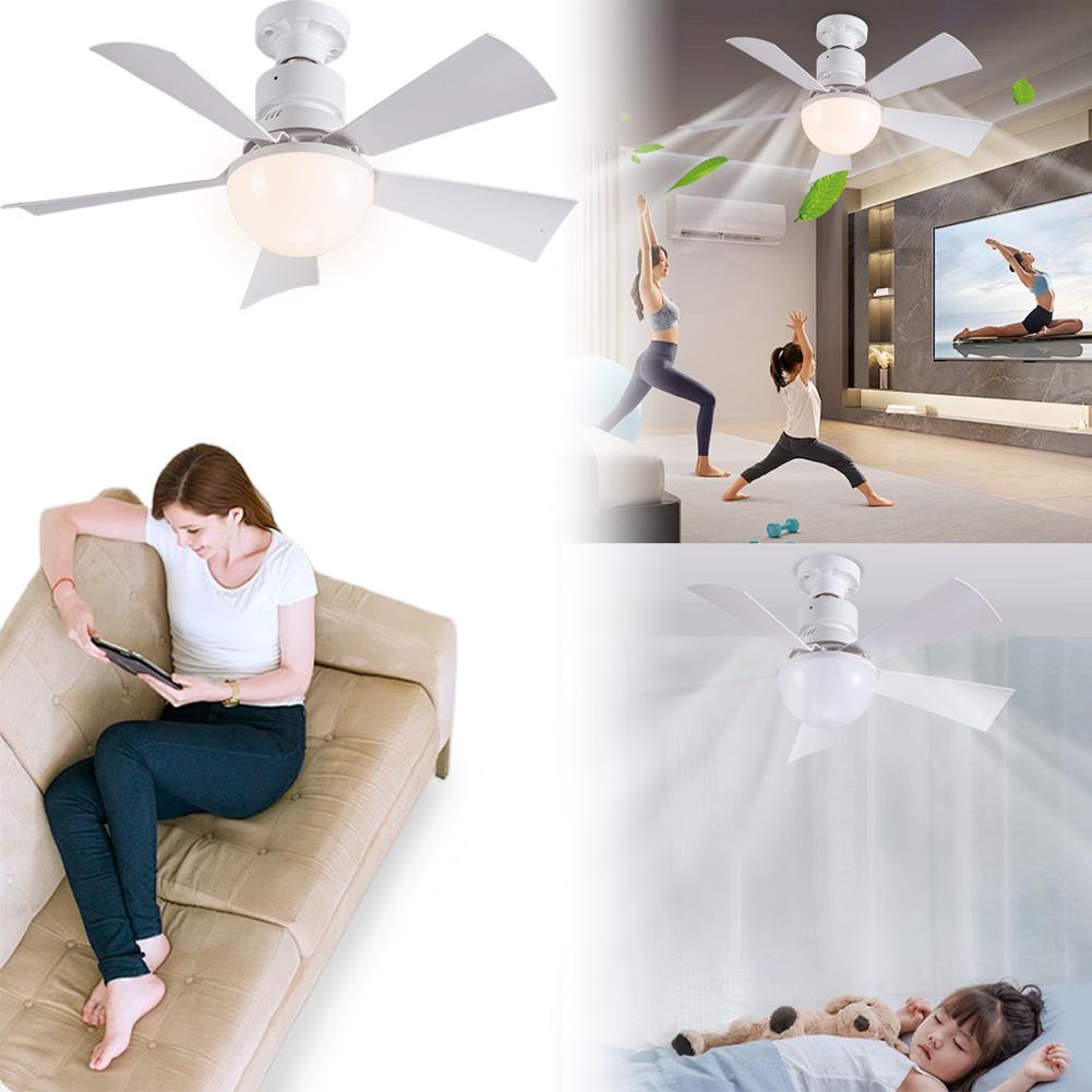 30W LED Light Ceiling Fan with Remote Control Ceiling Fans Lamp 3 Speeds Adjustable Decorative Ceiling Fanlight for Living Room