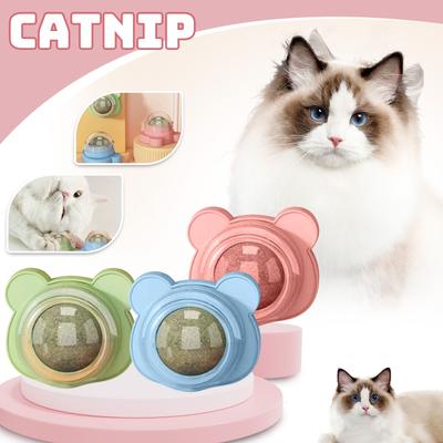 Crab Catnip, Interactive Teeth Cleaning Crab Spinning Cat Licking Ball Toy For Cats Kittens