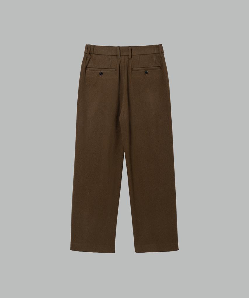 NONBLANK [Set Up] Wool Flannel Loose Fit Setup_Brown