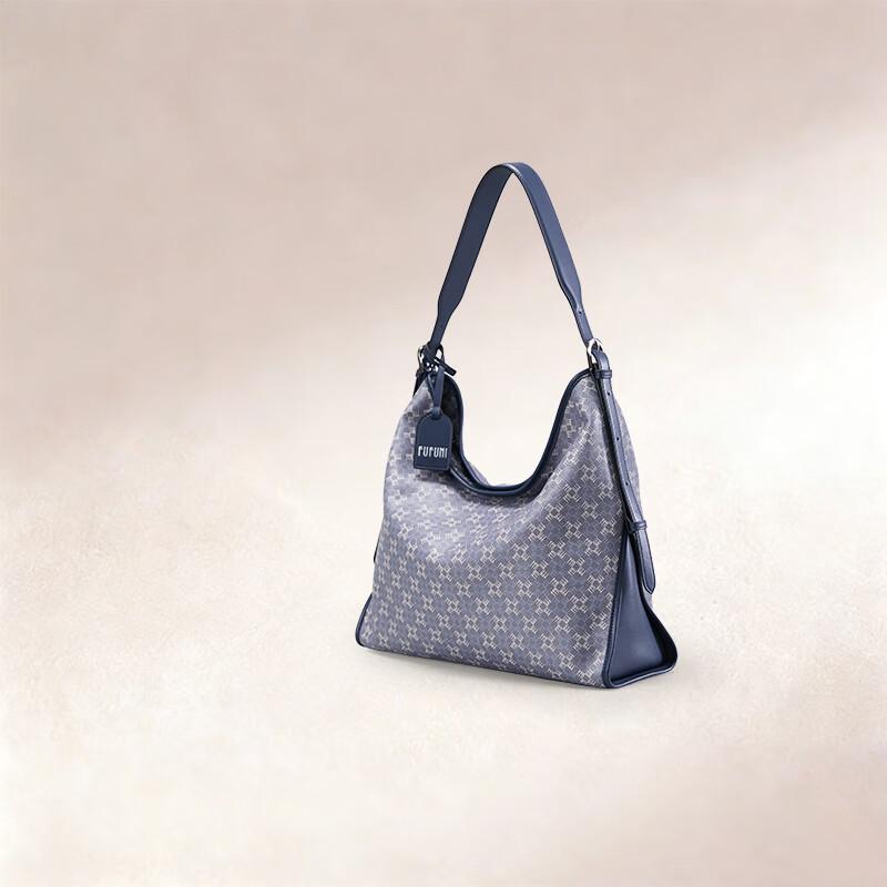 FUFUNI Women s Retro Monogram Large Capacity Hobo Tote Bag