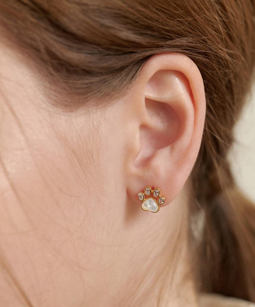 Tatiana (Silver 925) Lovely Cat Jelly Earrings Ec3097