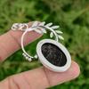Daughters Day Deal Sterling Silver Natural Honey Dendrite Opal Wedding Pendant