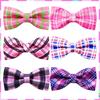 50pcs Plaid Style Dog Bowties For Collar Removable Small Dog Cat Bowties Collar Accessories For Dogs Grooming Pet Supplies