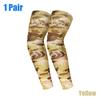1 Pair Arm Sleeves   Summer Cooling UV Protection Anti-slip Arm Cover Sports Tattoo Cover for Driving Golf Fishing