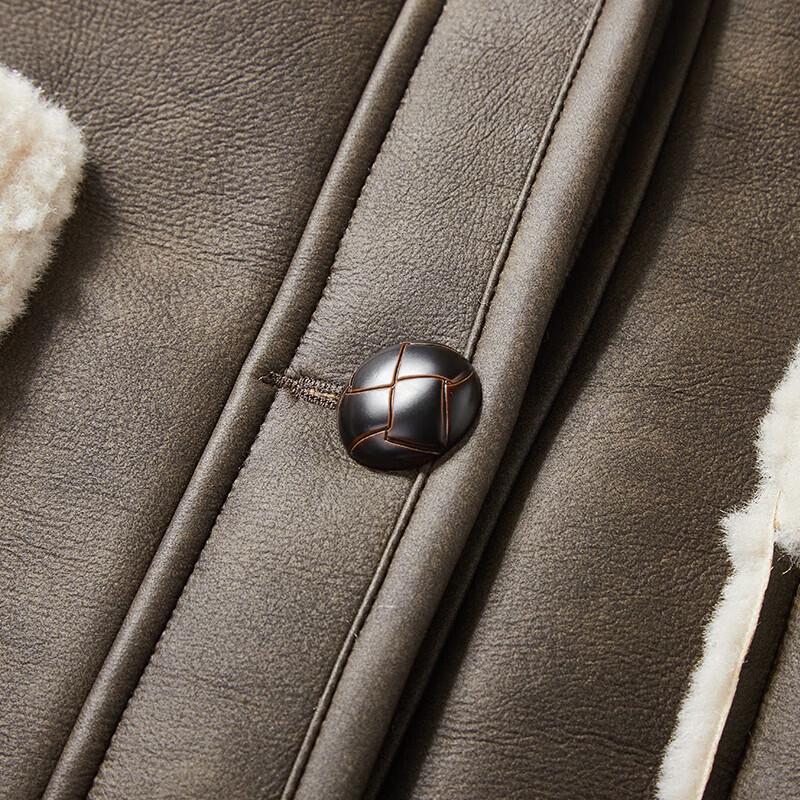 Xiangying Women's Reversible Shearling Coat