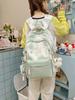 Jugendlicher Schmetterlings-Rucksack für die Schule mit Nylon und Laptop-Fach