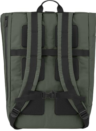 Moleskine Metro Roll-Top Backpack ET20FMTRBKK6, Moss Green, One Size, Fits 15-inch Devices