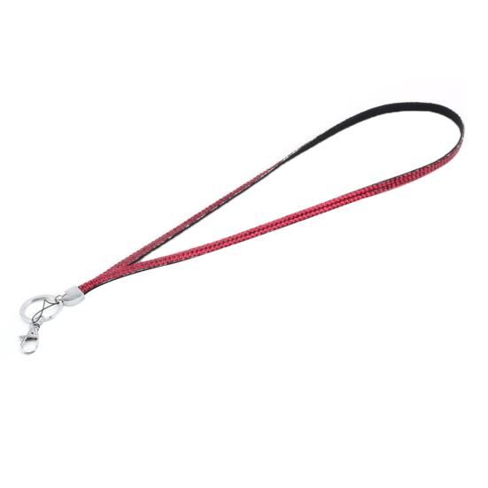 

1 Pc Women Luxury Rhinestone Bling Badge ID Key Holder Lanyard Strap