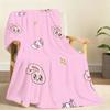 Kawaii Cute E Esther B BunnyS Cartoon Blanket For Soft Throw Blanket for Picnic Bed Sofa Home Bedroom Cozy Warm Comfortable