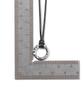 Jbans Classic Asymmetrical Ring Pendant String Necklace (C2601-An982_Bk)