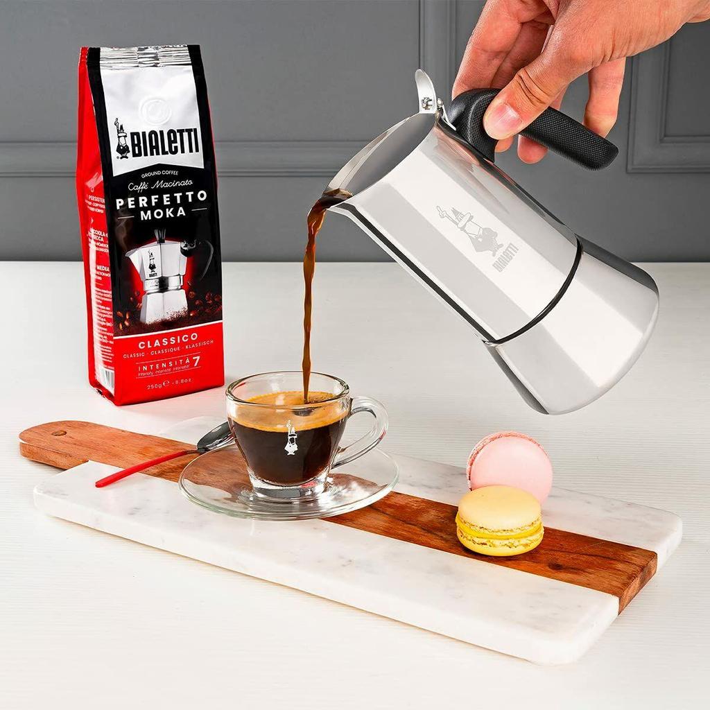 Bialetti Venus Moka Pot 4 Cups Stainless Steel Silver