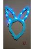 StellaLou Luminous Plush Rabbit Ear Headband & Hair Clip
