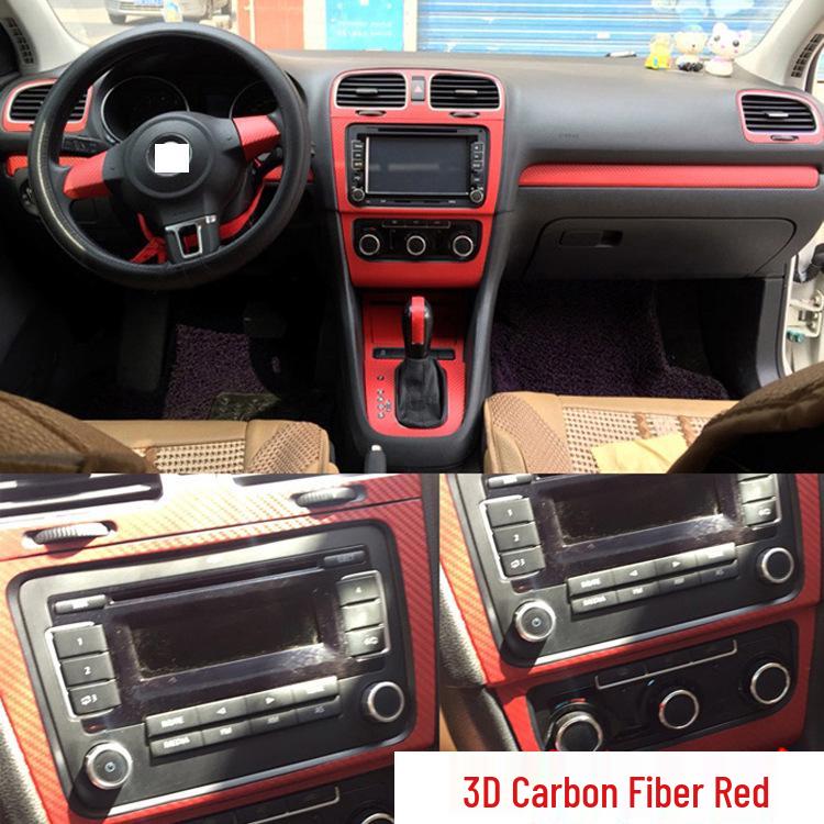 Golf 6/GTI Carbon Fiber Interior Console Protection Stickers