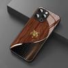 Holzmaserung Tigerkopf Muster Gehärtetes Glas Handyhülle Für iPhone 11 12 13 14 15 16 17 Pro Max 17 Air 7 8 Plus XR XS X Abdeckung