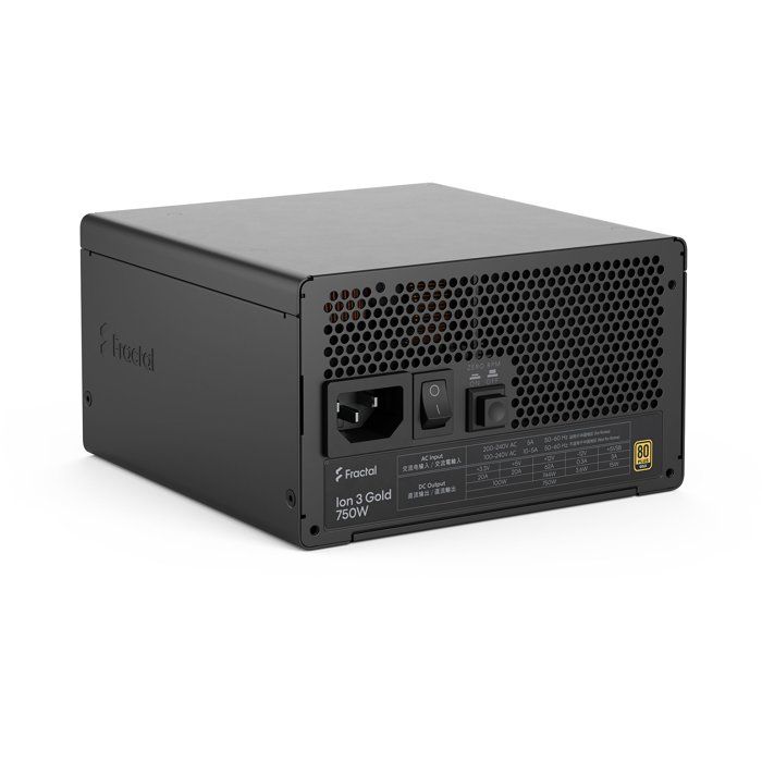 FRACTAL DESIGN - Ion 3 Gold 750W Black (EU Cord) - Alimentation ATX12V 3.1 - 750 W