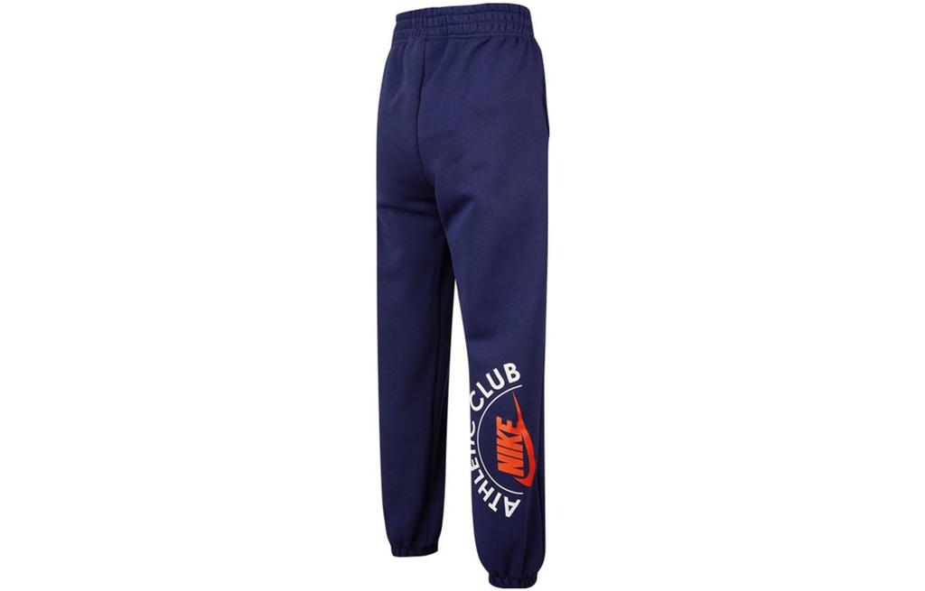 Nike Sportswear Club Knitted Sweatpants Women's Black Blue Moderate Cuffed Pants DQ9149-498