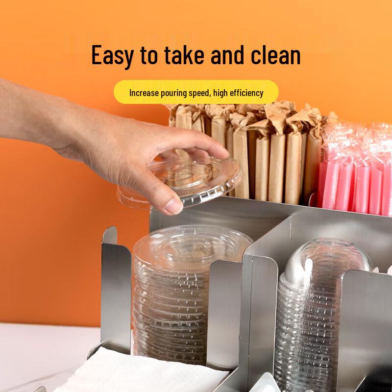 Acrylic Coffee Bar Storage Organizer