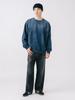 Beams Heart GMS Cotton Crew Neck Sweatshirt, Men's Navy, Size S