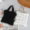1Pcs Mini Cosmetic Pouch Cloud Waist Pack Lightweight Solid Secure Button Closure With Decorative Coin Purse And Headphone Bag