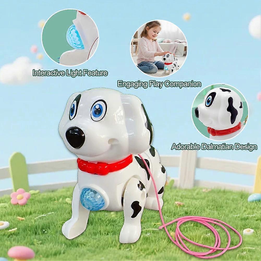 Walking Light Up Dog Toy - Musical Pet Companion with Leash for Kids