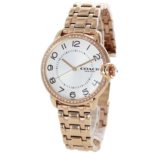 Coach Women's ARDEN Watch with Stainless Steel Bracelet in Pink Gold (14503809)