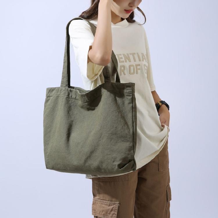 Shopping Shoulder Bag Large Capacity Hobo Bags Women Girl Canvas Tote Bag