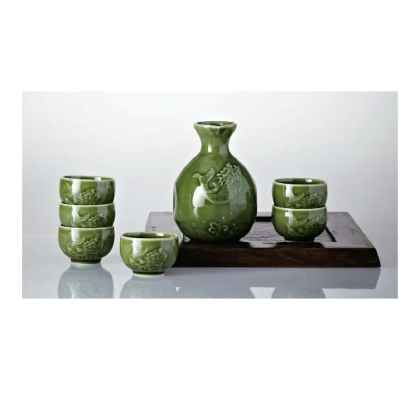 

Цяньтансюань Драконовы врата Набор для вина из керамики ручной работы