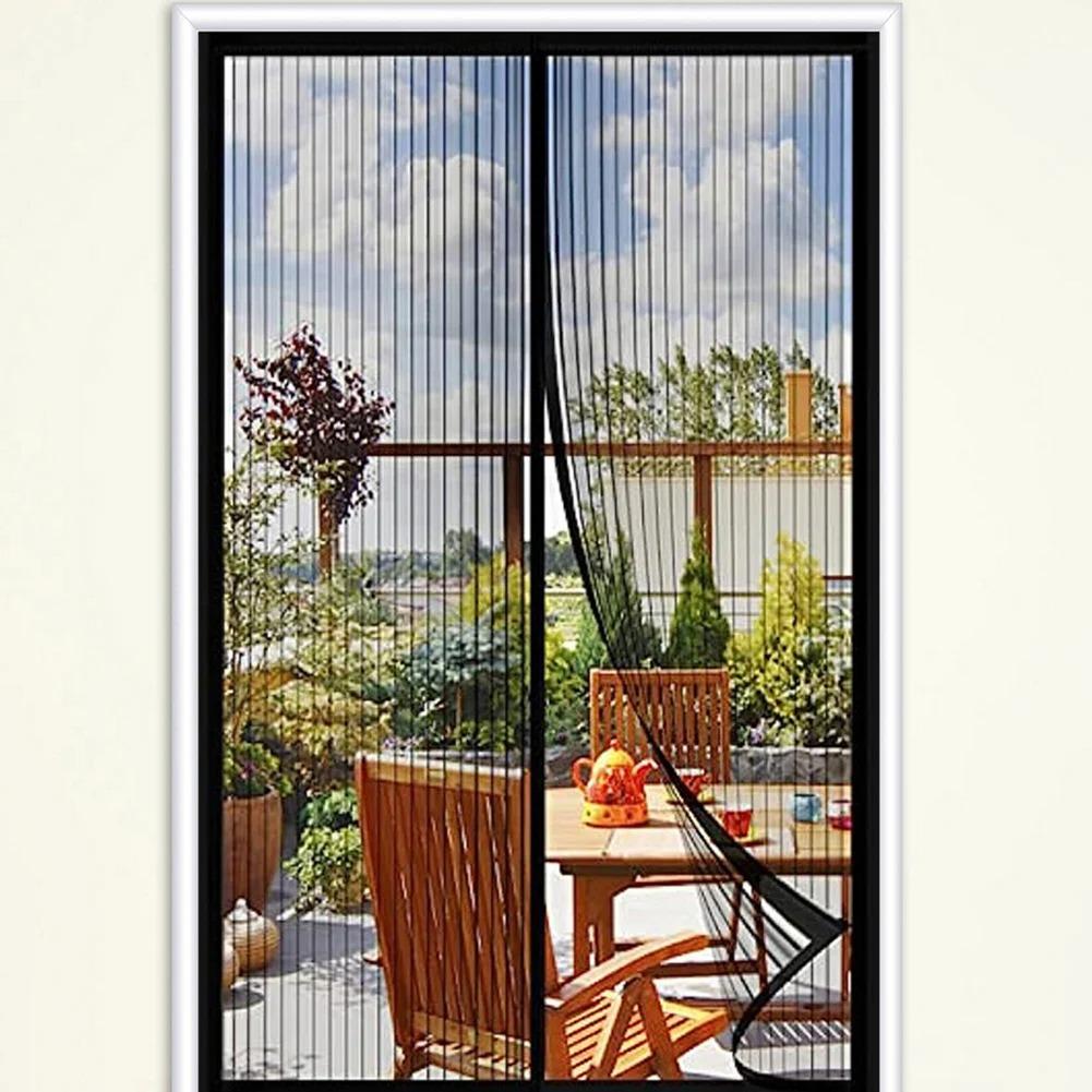 Magnetic Door Curtain Summer-Specific: Heavy-Duty Insect-Proof Mesh, Hands-Free Auto-Closing, No-Drill Install, Pet-Friendly