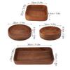 Wood Serving Bowl Fruit Snack Versatile Stylish Salad Bowl Serving Dish Fruit Holder Snack Plate For Picnics Parties Gatherings