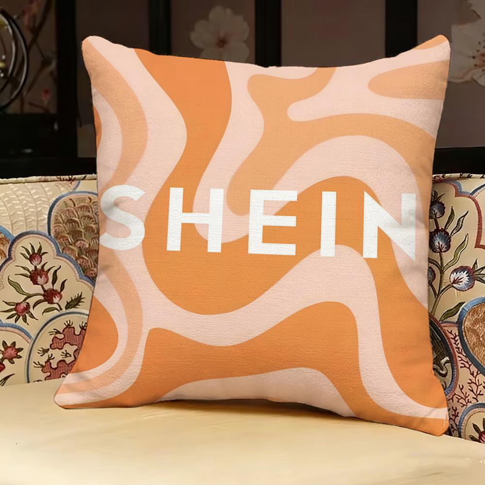 

Fashion Luxury SSHEIN Pillow Case Pillowcase Doublesided Printed Sofa Cushion Bedroom Headboard Pillow 30X30cm
