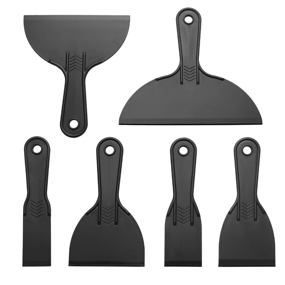 6pcs Multi-Purpose Paint Scraper Tool Non Scratch Putty Filler Tools  Drywall Repair