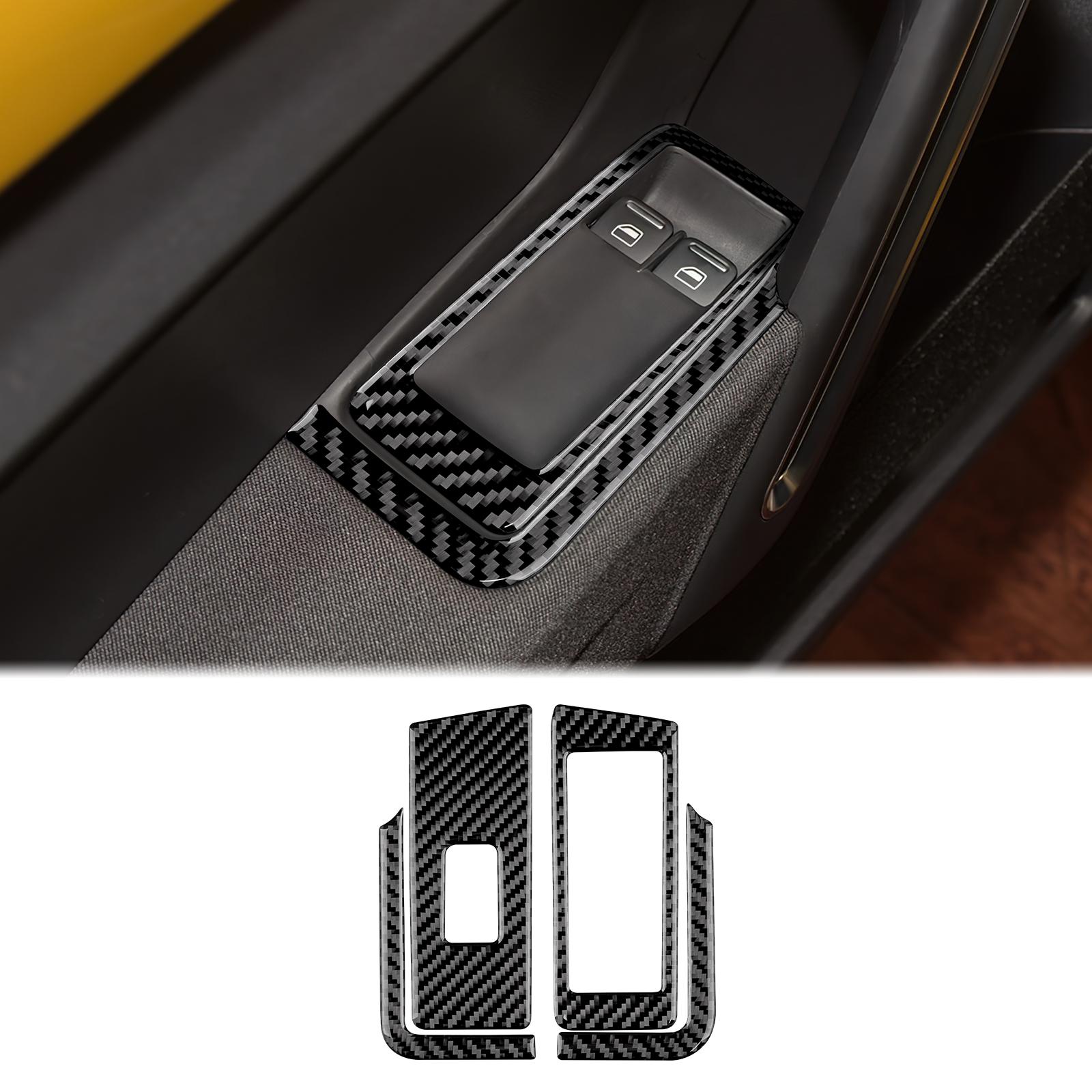 Carbon Fiber Window Switch Panel for VW Beetle 2012-2019 Black For LHD чёрный