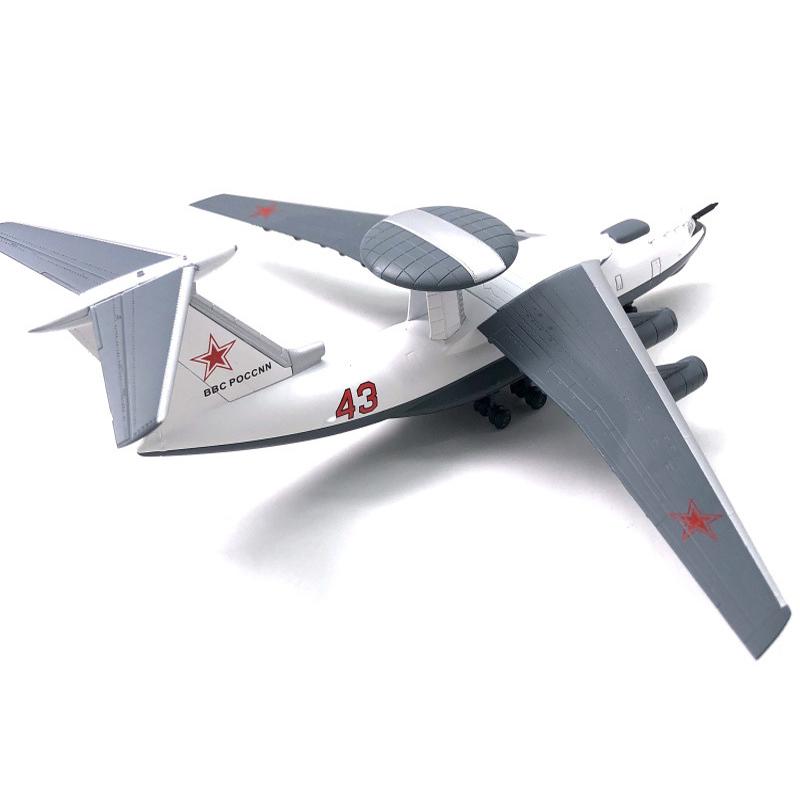 1/200 Scale Soviet A-50U AWACS Aircraft Model Diecast Metal Military Plane Finished Decorative Ornament Collect Gift