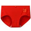 Women's Mid-Waist Red Underwear 2-Pack