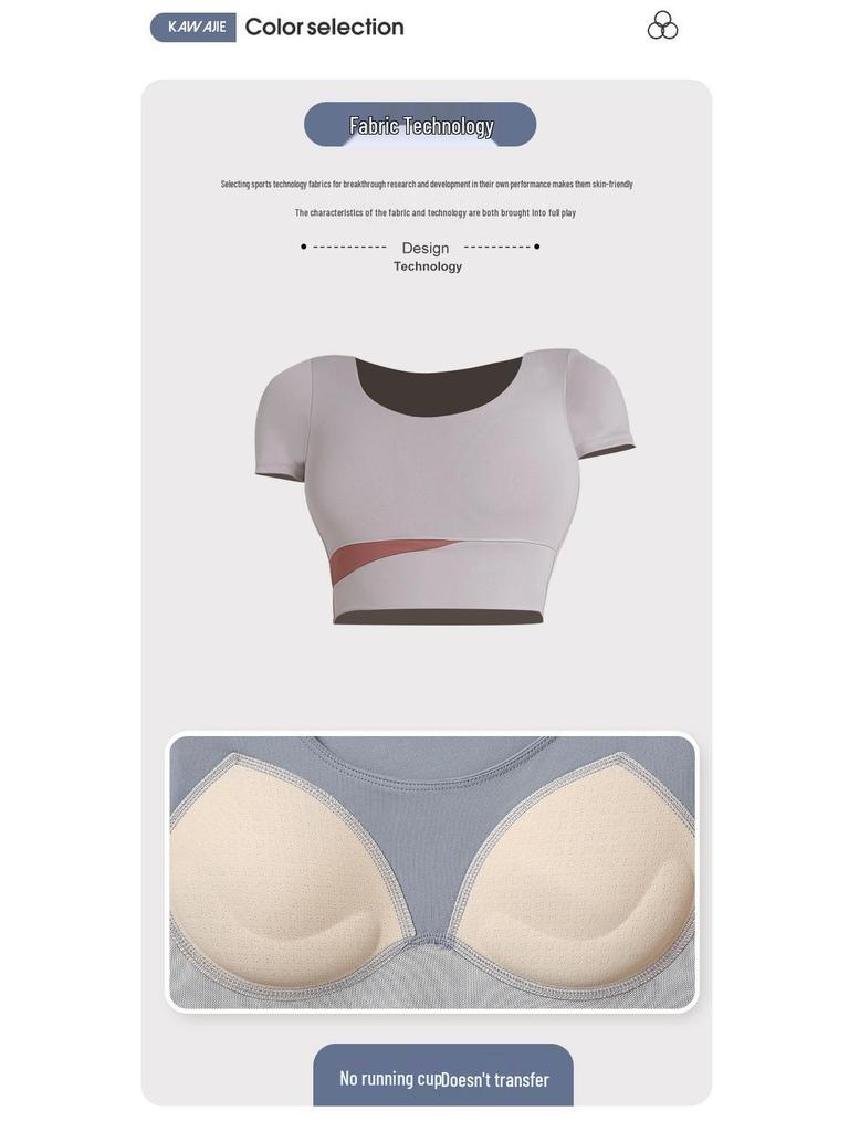 Color Block High-Waist Yoga Set: Quick-Dry, Tummy Control, Hip Lift, Two-Piece for Women
