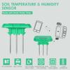 BT App Control Soil Temperature Moisture Sensor Meter Irrigation Soil Thermometer Humidity Sensor