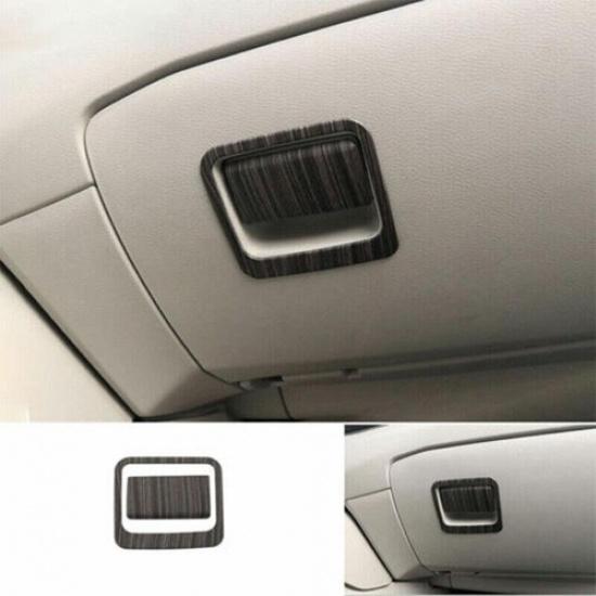 For Nissan Altima - Wood Grain Co-Pilot Storage Box Handle Cover Trim 2X