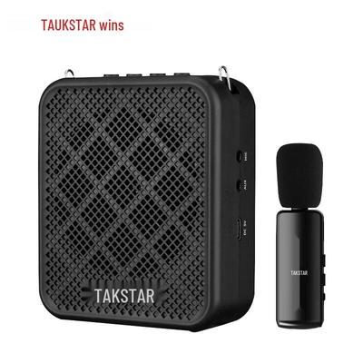 Amplificador sem fio TAKSTAR E150W com microfone de lapela plugue CN (adaptador incluso)