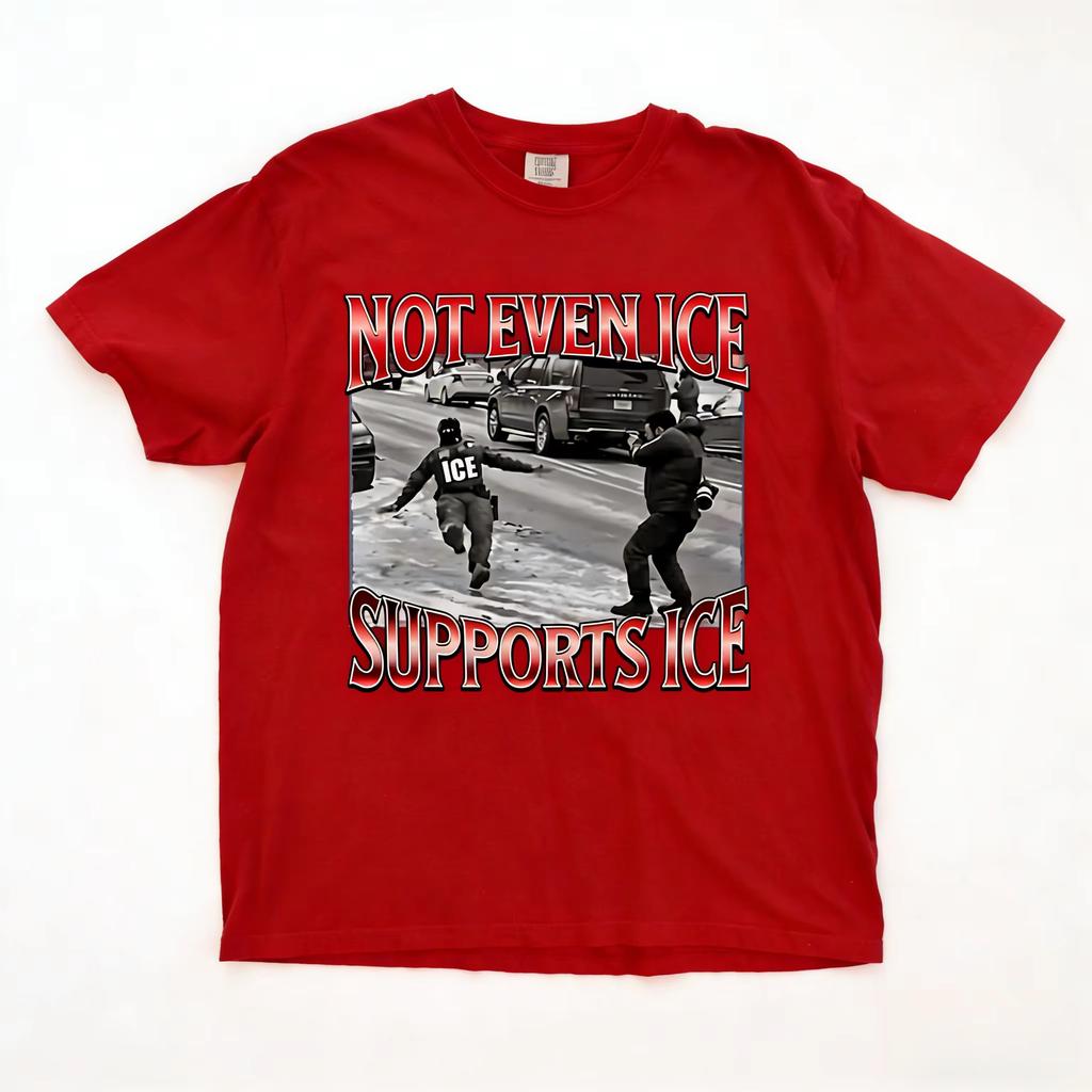 Not Even Ice Supports Ice Cotton Unisex Shirt Abolish ICE Justice for Renee Protest Shirt Pro Democraty ShirtSocial Justice