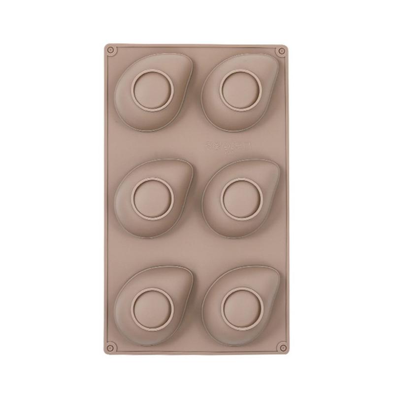 New 6/12 Cavity Silicone Mold For Mango Mousse Cakes Fruit Shaped Silicone Mold For Chocolate Silicone Mold For French Pastries
