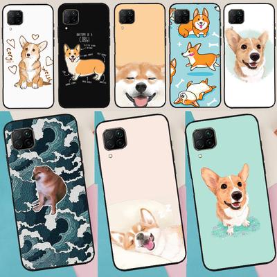 Corgi Cucciolo Divertente Per Huawei P30 P40 Lite P60 Pro Nova 10 9 SE 7i 8i 11i 12i 12s Y90 Y60 Y70 Y72 Y61 Y91 Custodia