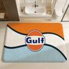 Tappetino d'ingresso logo G-Gulfs Racing Stile Nordico Tappetino per porta di casa Tappetini per bagno-WC Tappetino per decorazione camera da letto hotel