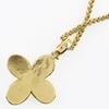 Chanel COCO Mark Necklace Flour Vintage Plated Gold/shell Flour 108g Women Used