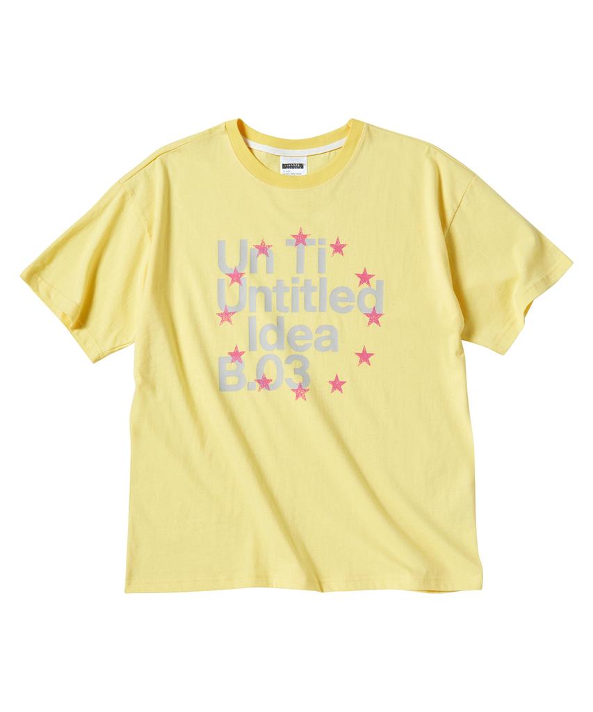 Eontaiteulseoul Untitle Steri Round Crop Short Sleeve Yellow