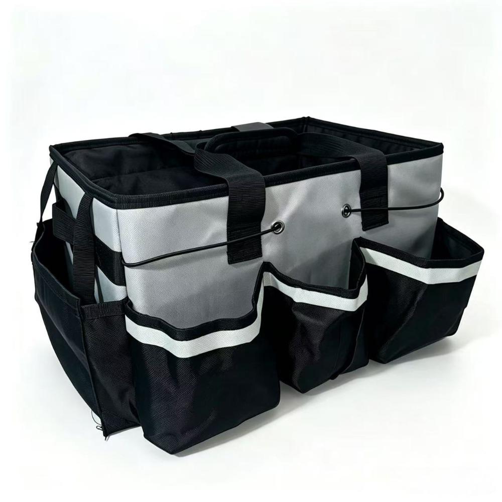 Large‑Capacity Oxford Cloth Tool Storage Bag Multifunctional Portable Cleaning Handbag Work Accessories