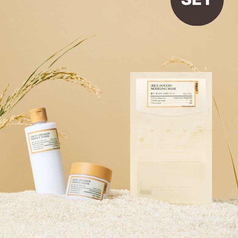 

Full Rice Ceramide 3-piece set (cream + toner + mask pack)