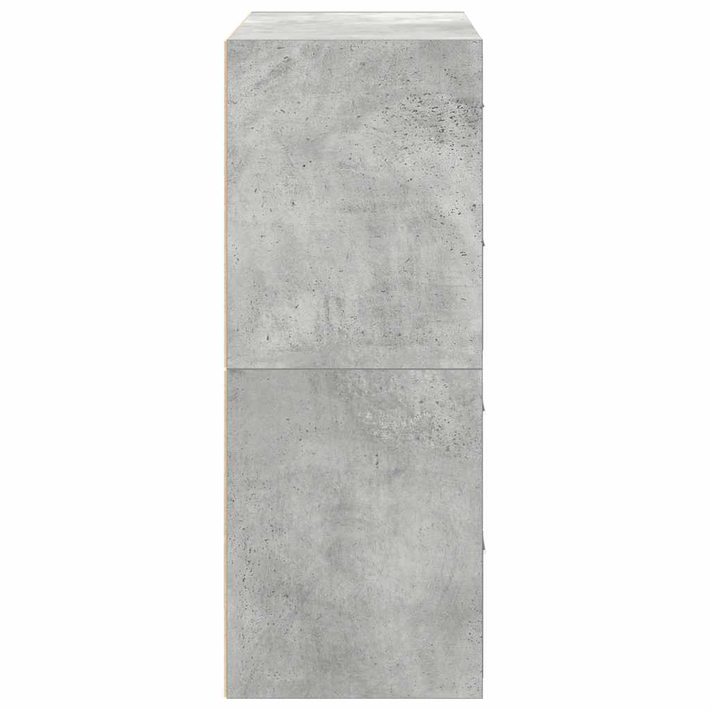 2 Drawer Cabinets 2 pcs Concrete Grey 60 x 31 x 40 cm