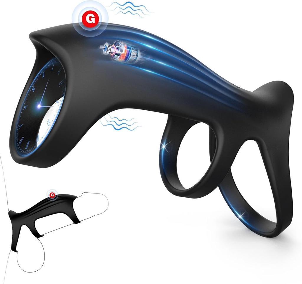 Vibrating Penis Sleeve Cock Ring Adult Sex Toys Pleasure Penis Ring Vibrator Penis Extender Penis Testicles G Spot Stimulations
