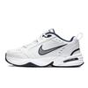 Nike Air Monarch 4 Gray Track Slip Resistant Abrasion Resistant Low top Chunky Sneakers Men's White Gray 415445-102(Team686-)